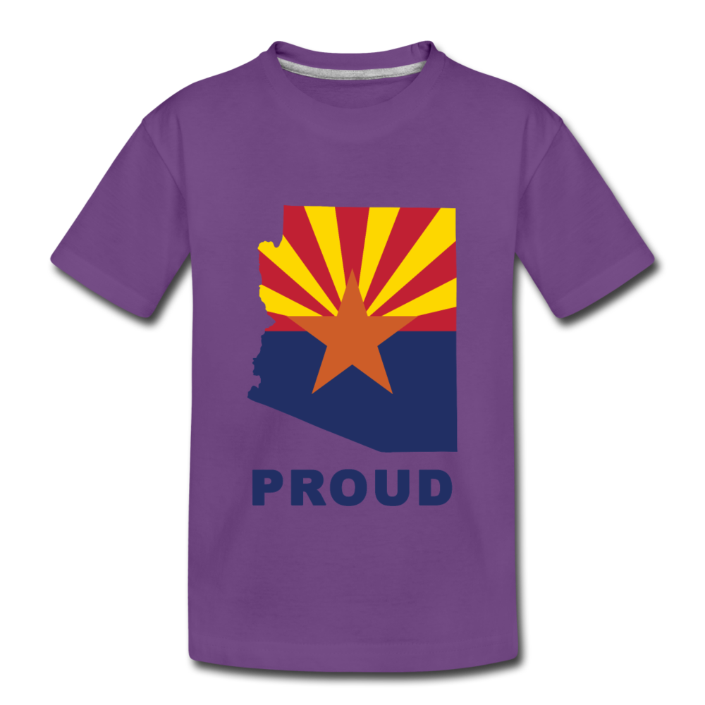 Arizona "PROUD" - Kids' Premium T-Shirt - purple