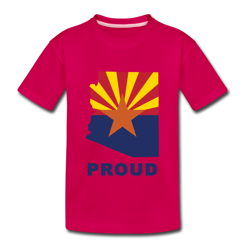 Arizona "PROUD" - Kids' Premium T-Shirt - dark pink