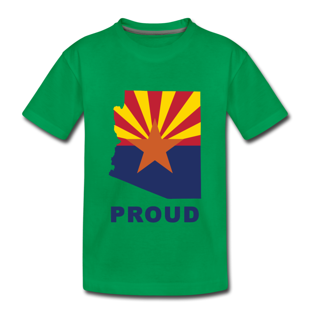 Arizona "PROUD" - Kids' Premium T-Shirt - kelly green