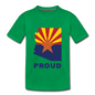 Arizona "PROUD" - Kids' Premium T-Shirt - kelly green