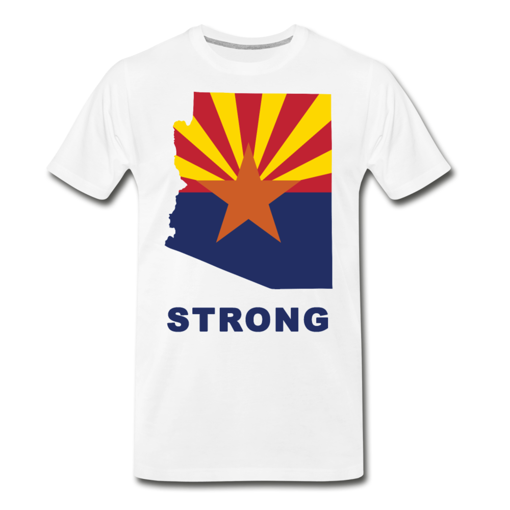 Arizona "STRONG" - Men's Premium T-Shirt - white