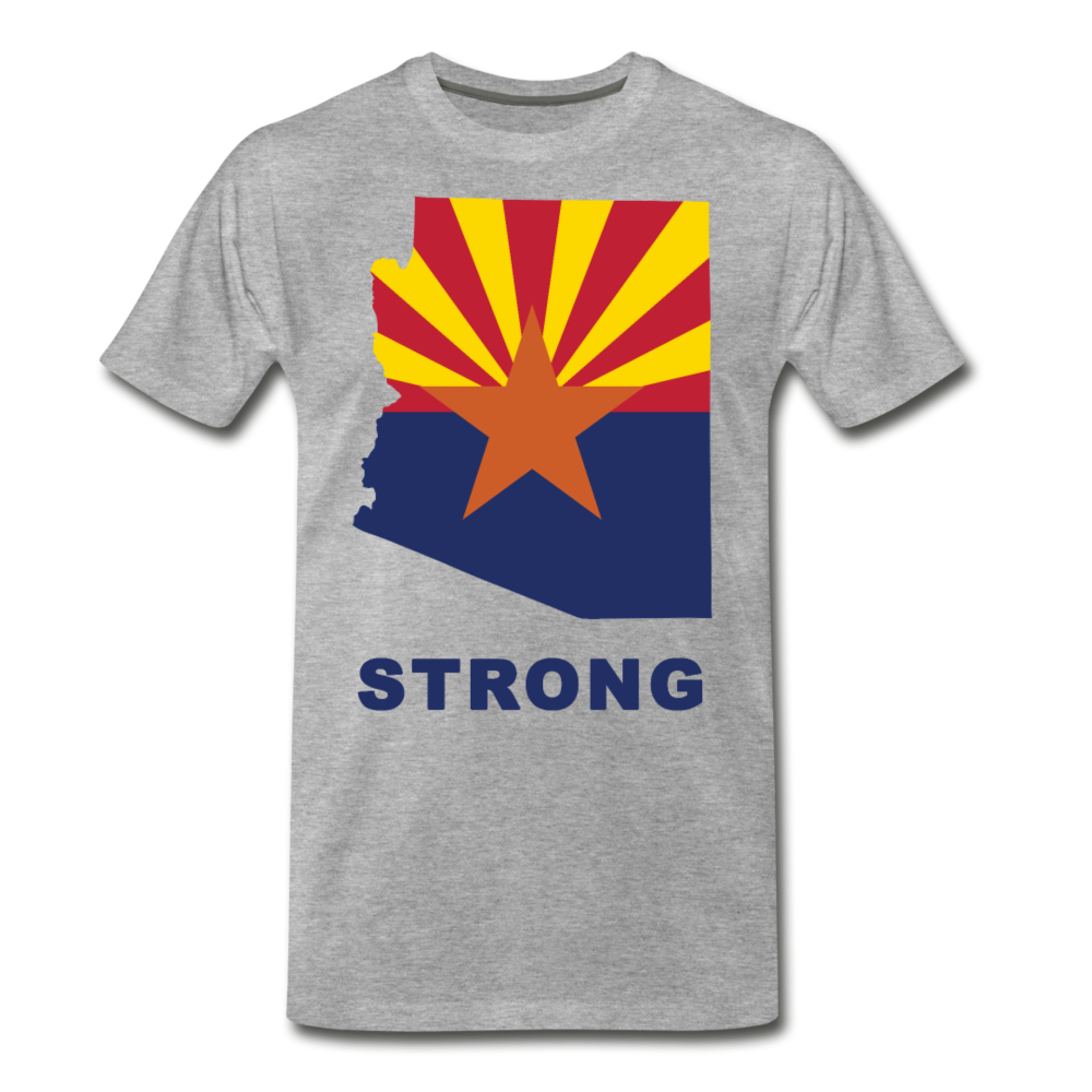 Arizona "STRONG" - Men's Premium T-Shirt - heather gray