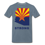 Arizona "STRONG" - Men's Premium T-Shirt - steel blue
