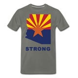 Arizona "STRONG" - Men's Premium T-Shirt - asphalt gray