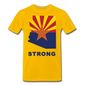 Arizona "STRONG" - Men's Premium T-Shirt - sun yellow