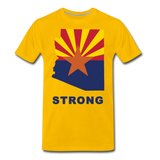 Arizona "STRONG" - Men's Premium T-Shirt - sun yellow