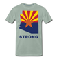 Arizona "STRONG" - Men's Premium T-Shirt - steel green