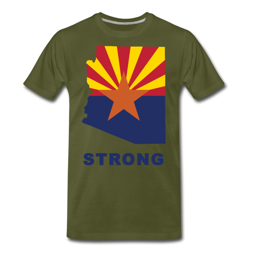 Arizona "STRONG" - Men's Premium T-Shirt - olive green