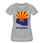 Arizona "STRONG" - Women’s Premium T-Shirt - heather gray