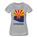 Arizona "STRONG" - Women’s Premium T-Shirt - heather gray