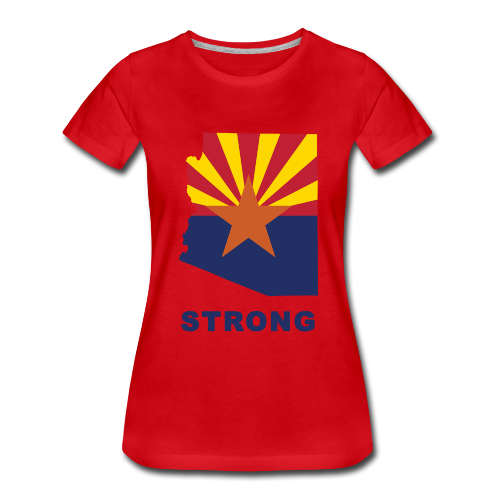 Arizona "STRONG" - Women’s Premium T-Shirt - red