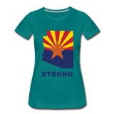 Arizona "STRONG" - Women’s Premium T-Shirt - teal