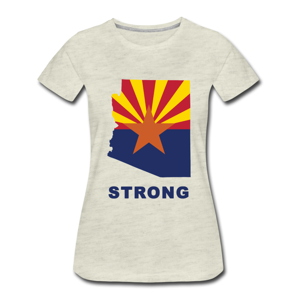 Arizona "STRONG" - Women’s Premium T-Shirt - heather oatmeal