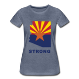 Arizona "STRONG" - Women’s Premium T-Shirt - heather blue