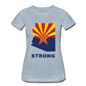 Arizona "STRONG" - Women’s Premium T-Shirt - heather ice blue