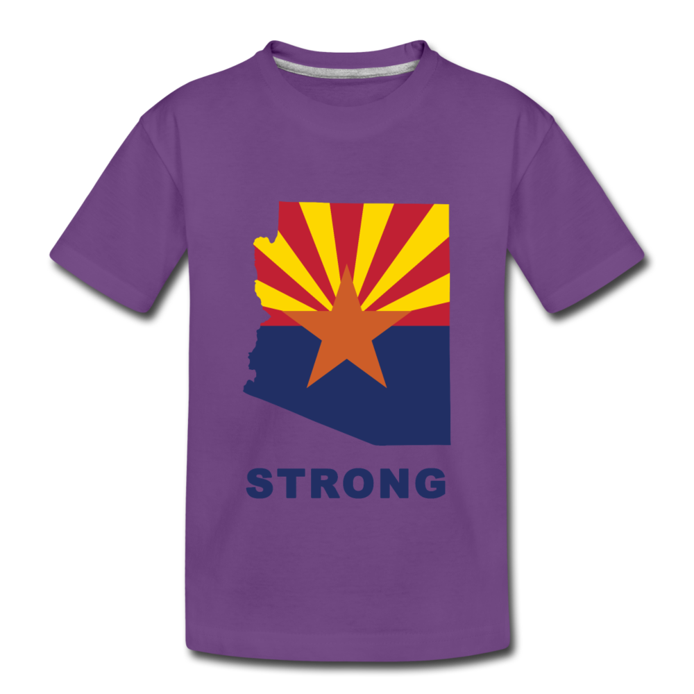 Arizona "STRONG" - Kids' Premium T-Shirt - purple