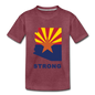 Arizona "STRONG" - Kids' Premium T-Shirt - heather burgundy