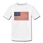 Vintage US Flag - Kids' Premium T-Shirt - white