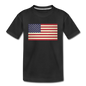 Vintage US Flag - Kids' Premium T-Shirt - black