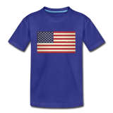 Vintage US Flag - Kids' Premium T-Shirt - royal blue