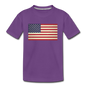 Vintage US Flag - Kids' Premium T-Shirt - purple