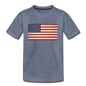 Vintage US Flag - Kids' Premium T-Shirt - heather blue