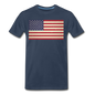 Vintage US Flag - Men's Premium T-Shirt - navy