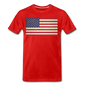 Vintage US Flag - Men's Premium T-Shirt - red