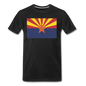 Arizona Flag - Men's Premium T-Shirt - black