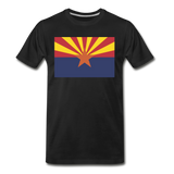 Arizona Flag - Men's Premium T-Shirt - black