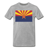 Arizona Flag - Men's Premium T-Shirt - heather gray