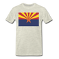 Arizona Flag - Men's Premium T-Shirt - heather oatmeal