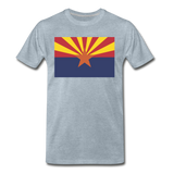 Arizona Flag - Men's Premium T-Shirt - heather ice blue