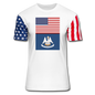 US & Louisiana Flags - Stars & Stripes T-Shirt - white