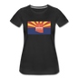 Arizona Info Map - Women’s Premium T-Shirt - black