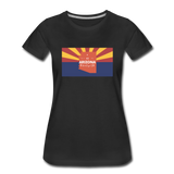Arizona Info Map - Women’s Premium T-Shirt - black