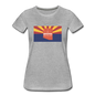 Arizona Info Map - Women’s Premium T-Shirt - heather gray