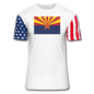 Arizona Flag - Stars & Stripes T-Shirt - white