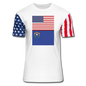 US & Nevada Flags -  Stars & Stripes T-Shirt - white