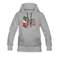 Dear Santa, Just Bring Wine - Women’s Premium Hoodie - heather gray