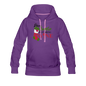 Dear Santa, Just Bring Wine - Women’s Premium Hoodie - purple