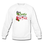 Dear Santa, Just Bring Wine - Unisex Crewneck Sweatshirt - white