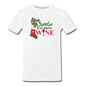 Dear Santa, Just Bring Wine - Men's Premium T-Shirt - white