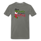 Dear Santa, Just Bring Wine - Men's Premium T-Shirt - asphalt gray