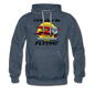 I'd Rather Be Flying - Biplane - Men’s Premium Hoodie - heather denim