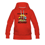 I'd Rather Be Flying - Biplane - Women’s Premium Hoodie - red