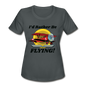 I'd Rather Be Flying - Biplane - Women's Moisture Wicking Performance T-Shirt - charcoal