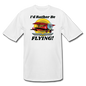 I'd Rather Be Flying - Biplane - Men's Tall T-Shirt - white