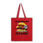 I'd Rather Be Flying - Biplane - Tote Bag - red