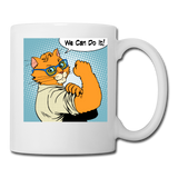 We Can Do It - Cat - Coffee/Tea Mug - white